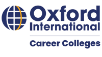 Horizontal Navy Oxford International Career Colleges Logo